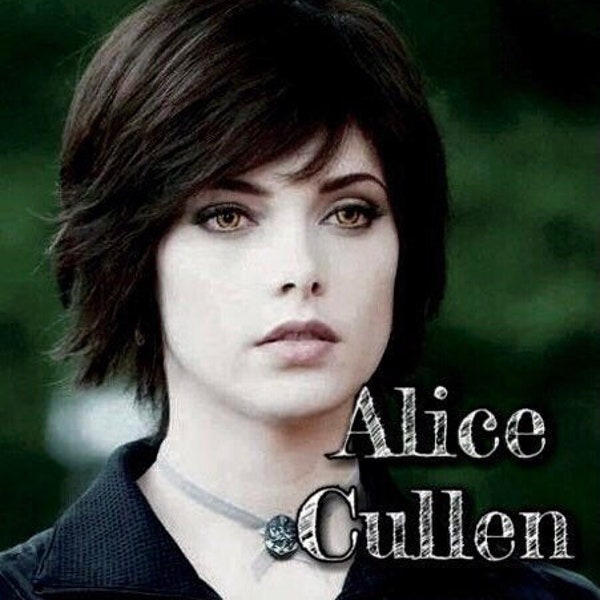 ALICE CULLEN Cosplay Wig "Twilight Saga"  Short, black choppy wig *Ready to Ship*