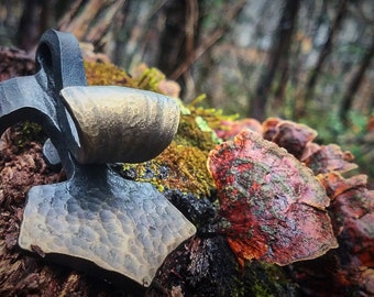 Hand Forged Mjolnir Bottle Opener Ring