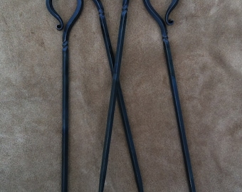 Hand Forged Grilling Skewers (x4)