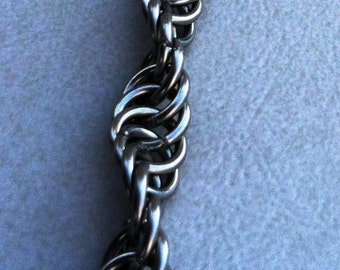 Continuous Spiral 4 in 1 Stainless Steel Chainmail Necklace