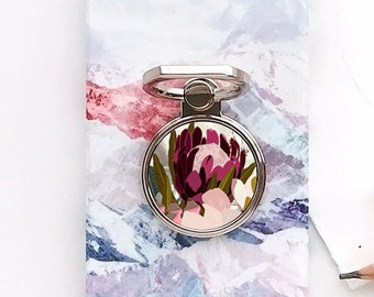 iPhone Ring Stand Floral Ring Stand Samsung S8 Ring Holder iPhone Ring Case Personalized Ring Grip iPhone Ring Case Finger Ring 26.