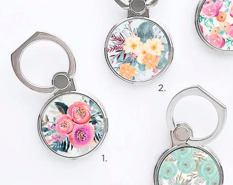 iPhone Ring Stand Floral Ring Stand Samsung S8 Ring Holder iPhone Ring Case Personalized Ring Grip iPhone Ring Case Finger Ring 3.