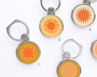 Sun iPhone Ring Stand Boho Sun Ring Stand Phone Mount Holder iPhone Ring Case iPhone Ring iPhone Ring Case Sun Phone Ring 34.