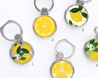 iPhone Ring Stand Lemon Ring Stand Samsung S8 Ring Holder iPhone Ring Case Personalized Ring Grip iPhone Ring Case Finger Ring 28.