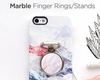 iPhone Ring Stand Marble Ring Stand Samsung S8 Ring Holder iPhone Ring Case Personalized Ring Grip iPhone Ring Case Monogram Finger Ring 11.