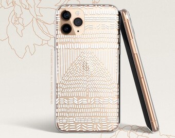 iPhone 16 Case iPhone 15 Case iPhone 14 Case iPhone 13 Case iPhone 12 Case Line Art iPhone 11 Pro Case Clear Rubber Case U52