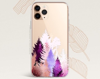 iPhone 16 Case iPhone 15 Case iPhone 14 Case iPhone 13 Case iPhone 12 Case Forest iPhone 11 Pro Case Clear Rubber Case U364
