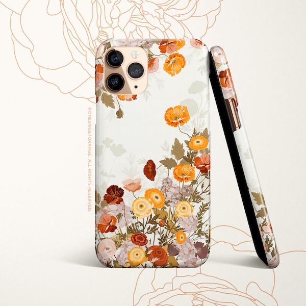 iPhone 16 coque iPhone 15 iPhone 14 coque iPhone 12 automne Floral iPhone 11 Pro coque iPhone 11 Pro Max coque iPhone XS Max coque R5
