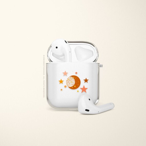 AirPods Clear Case Terra Moon Airpods Pro Rubber Shock Proof Case AirPods Pro Stars Case AirPod Custom Case Personalized AirPods Case 34