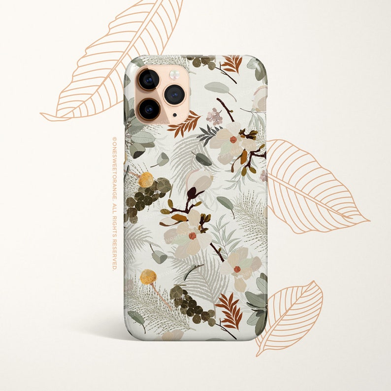 iPhone 15 iPhone 14 Case iPhone 12 Case Magnolia iPhone 11 Pro Case iPhone 11 Pro Max Case iPhone XS Case iPhone XS Max Case T56 image 3