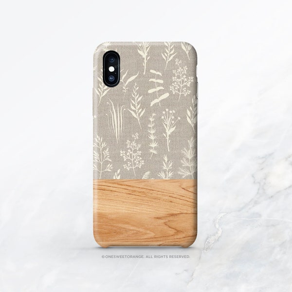 iPhone 15 iPhone 14 Case iPhone 12 Case Wood Floral iPhone 11 Pro Case iPhone 11 Pro Max Case iPhone XS Case iPhone XS Max Case  N55B