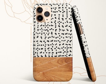 iPhone 15 iPhone 14 Case iPhone 12 Case Wood Dotted iPhone 11 Pro Case iPhone 11 Pro Max Case iPhone XS Case iPhone XS Max Case I188
