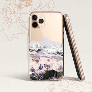iPhone 16 Case iPhone 15 Case iPhone 14 Case iPhone 13 Case iPhone 12 Case Mountain iPhone 11 Pro Case Clear Rubber Case U246