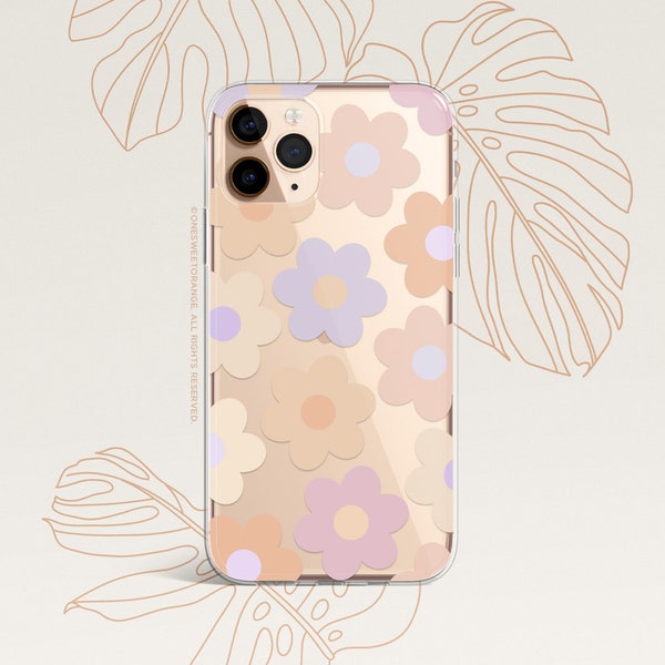 iPhone 15 Case iPhone 14 Case iPhone 13 Case iPhone 12 Case Daisies iPhone 11 Pro Case Clear Rubber iPhone 11 Pro Max Case     U556