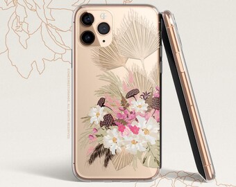 iPhone 16 Case iPhone 15 Case iPhone 14 Case iPhone 13 Case iPhone 12 Case Floral iPhone 11 Pro Case Clear Rubber Case U64