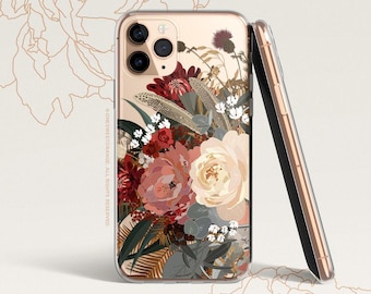 iPhone 16 Case iPhone 15 Case iPhone 14 Case iPhone 13 Case iPhone 12 Case Bohemian iPhone 11 Pro Case Clear Rubber Case U163