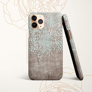 iPhone 16 Case iPhone 15 iPhone 14 Case iPhone 12 Case Wood Floral iPhone 11 Pro Case iPhone 11 Pro Max Case  iPhone XS Max Case T138