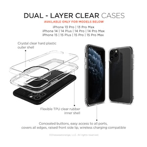 iPhone 15 Case iPhone 14 Case iPhone 13 Case iPhone 12 Case Personalized iPhone 11 Pro Case Clear Rubber iPhone 11 Pro Max U362 image 4