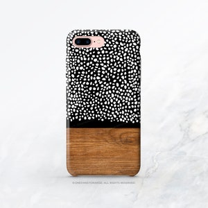 iPhone 15 iPhone 14 Case iPhone 12 Case Wood Polka Dots iPhone 11 Pro Case iPhone 11 Pro Max Case iPhone XS Case iPhone XS Max Case R50 image 3