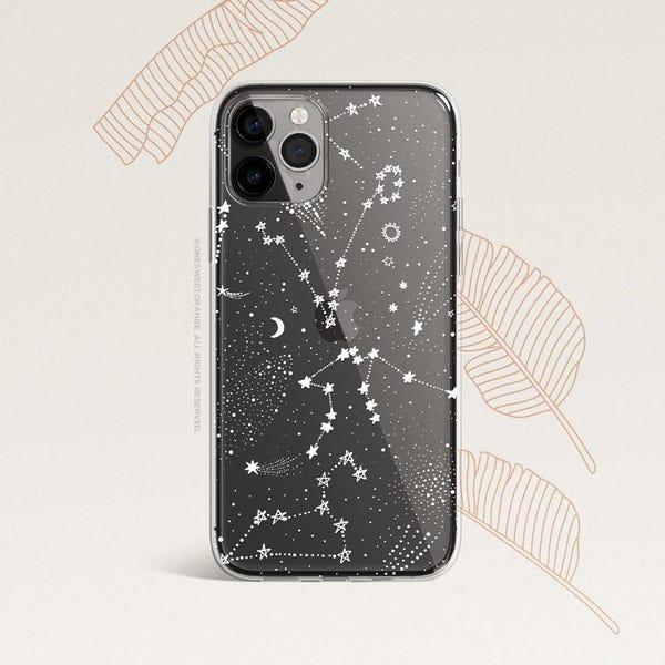 iPhone 16 Case iPhone 15 Case iPhone 14 Case iPhone 13 Case iPhone 12 Case Star Constellations iPhone 11 Pro Case Clear Case U62