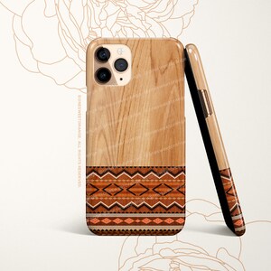 iPhone 15 iPhone 14 Case iPhone 12 Case Geometric Wood Print iPhone 11 Pro Case iPhone 11 Pro Max Case  iPhone XS Max Case N11