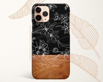 iPhone 15 iPhone 14 Case iPhone 12 Case Wood Floral iPhone 11 Pro Case iPhone 11 Pro Max Case iPhone XS Case iPhone XS Max Case T62