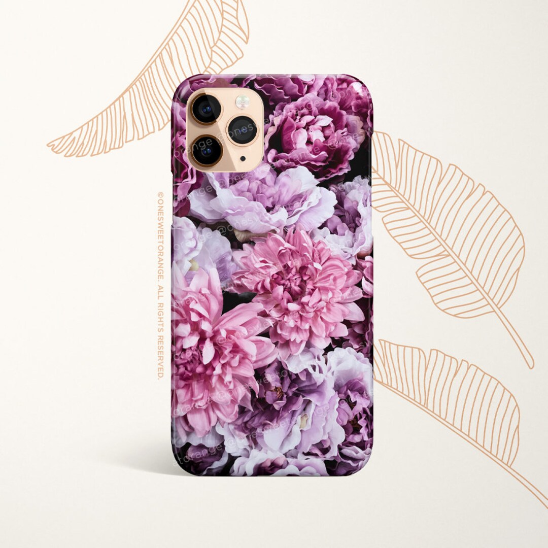IPhone 16 Case iPhone 15 iPhone 14 Case iPhone 12 Case Dahlias iPhone