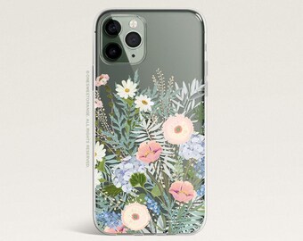 iPhone 16 Case iPhone 15 Case iPhone 14 Case iPhone 13 Case iPhone 12 Case Floral iPhone 11 Pro Case Clear Rubber Case U357
