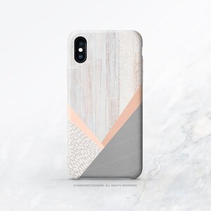 iPhone 15 iPhone 14 Case iPhone 12 Case Wood Geometric iPhone 11 Pro Case iPhone 11 Pro Max Case iPhone XS Case iPhone XS Max T163 image 1