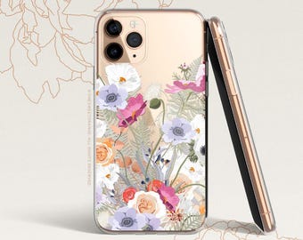 iPhone 16 Case iPhone 15 Case iPhone 14 Case iPhone 13 Case iPhone 12 Case Floral iPhone 11 Pro Case Clear Rubber Case U446