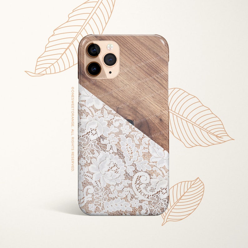 iPhone 15 iPhone 14 Case iPhone 12 Case Wood Lace iPhone 11 Pro Case iPhone 11 Pro Max Case iPhone XS Case iPhone XS Max Case T184 image 3