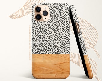 iPhone 16 Case iPhone 15 iPhone 14 Case iPhone 12 Case Wood Dotted iPhone 11 Pro Case iPhone 11 Pro Max Case iPhone XS Max Case T28