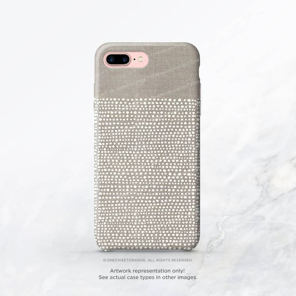 iPhone 15 iPhone 14 Case iPhone 12 Case Linen Dotted iPhone 11 Pro Case iPhone 11 Pro Max Case iPhone XS Case iPhone XS Max Case  I29