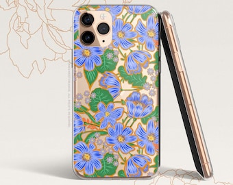 iPhone 16 Case iPhone 15 Case iPhone 14 Case iPhone 13 Case iPhone 12 Case Floral iPhone 11 Pro Case Clear Rubber Case U378