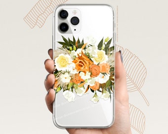 iPhone 15 Case iPhone 14 Case iPhone 13 Case iPhone 12 Case Spring Floral iPhone 11 Pro Case Clear Rubber iPhone 11 Pro Max Case U223