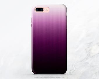 Purple Pink Crystal Pattern Ombre Watercolor iPhone Case iPhone X Case iPhone XS Case iPhone XS Max Case XR Case Case Nf