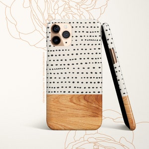 iPhone 16 Case iPhone 15 iPhone 14 Case iPhone 12 Case Wood Dotted iPhone 11 Pro Case iPhone 11 Pro Max Case  iPhone XS Max Case R24