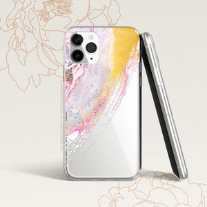 iPhone 16 Case iPhone 15 Case iPhone 14 Case iPhone 13 Case iPhone 12 Case Paint Splatter iPhone 11 Pro Case Clear Rubber Case U206