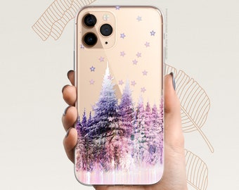 iPhone 15 Case iPhone 14 Case iPhone 13 Case iPhone 12 Case Forest Stars iPhone 11 Pro Case Clear Rubber iPhone 11 Pro Max     U318