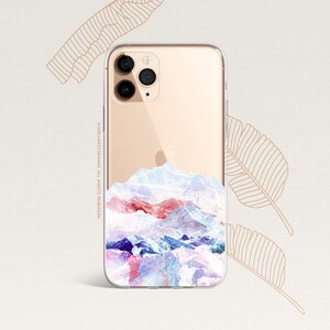 iPhone 16 Case iPhone 15 Case iPhone 14 Case iPhone 13 Case iPhone 12 Case Mountain iPhone 11 Pro Case Clear Rubber Case U214