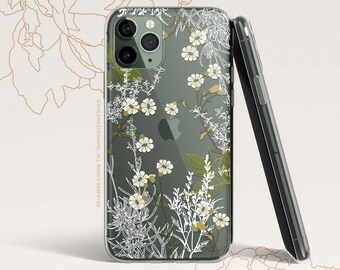 iPhone 16 Case iPhone 15 Case iPhone 14 Case iPhone 13 Case iPhone 12 Case Floral iPhone 11 Pro Case Clear Rubber Case U421