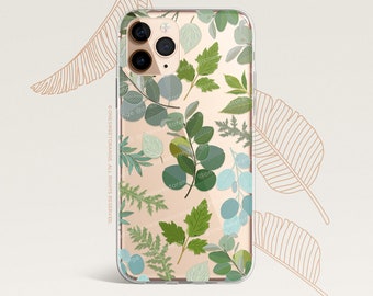 iPhone 15 Case iPhone 14 Case iPhone 12 Case Leaves iPhone 11 Pro Case Clear Rubber iPhone 11 Pro Max Case iPhone 8 Case U291