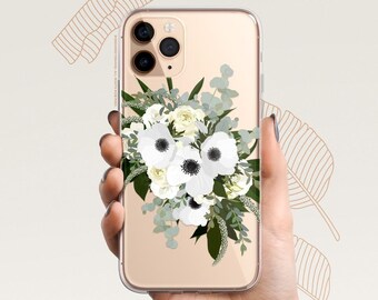 iPhone 16 Case iPhone 15 Case iPhone 14 Case iPhone 13 Case iPhone 12 Case Anemone iPhone 11 Pro Case Clear Rubber Case Case H25