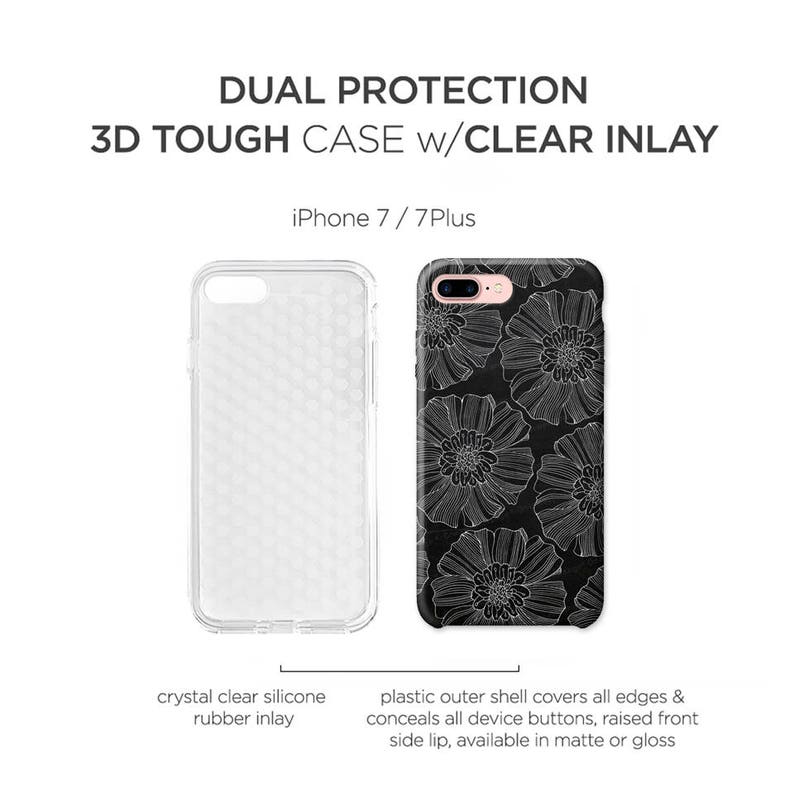 iPhone 15 iPhone 14 Case iPhone 12 Case Chalk Floral iPhone 11 Pro Case iPhone 11 Pro Max Case iPhone XS Case iPhone XS Max Case I55 image 2