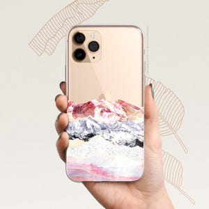 iPhone 16 Case iPhone 15 Case iPhone 14 Case iPhone 13 Case iPhone 12 Case Mountain iPhone 11 Pro Case Clear Rubber Case U417