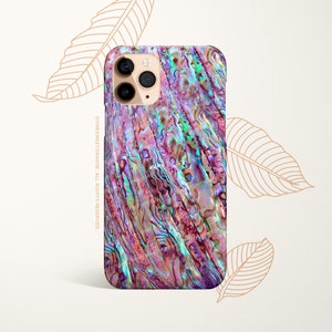 iPhone 16 Case iPhone 15 iPhone 14 Case iPhone 12 Case Faux Abalone Print iPhone 11 Pro Case iPhone 11 Pro Max Case  iPhone XS Max T161