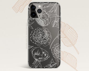 iPhone 15 Case iPhone 14 Case iPhone 13 Case iPhone 12 Case Peony iPhone 11 Pro Case Clear Rubber iPhone 11 Pro Max Case     U34