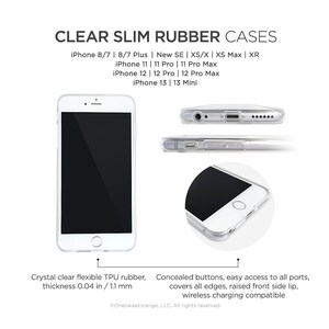 iPhone 15 Case iPhone 14 Case iPhone 13 Case iPhone 12 Case Mountain iPhone 11 Pro Case Clear Rubber iPhone 11 Pro Max U298 image 6