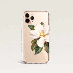 iPhone 16 Case iPhone 15 Case iPhone 14 Case iPhone 13 Case iPhone 12 Case Magnolia iPhone 11 Pro Case Clear Rubber Case U59