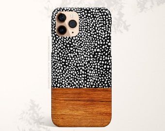 iPhone 16 Case iPhone 15 iPhone 14 Case iPhone 12 Case Wood Polka Dots iPhone 11 Pro Case iPhone 11 Pro Max Case  iPhone XS Max  I70